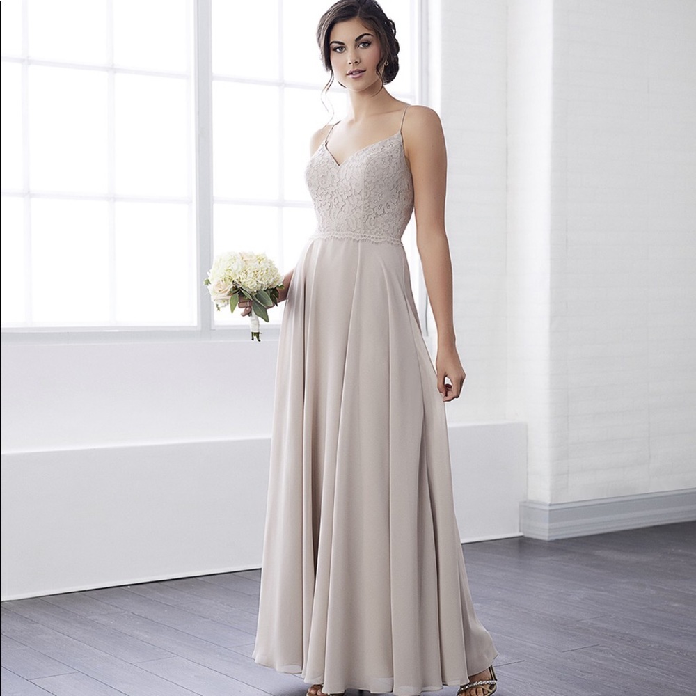 Christina Wu Lace-Up Back Dress